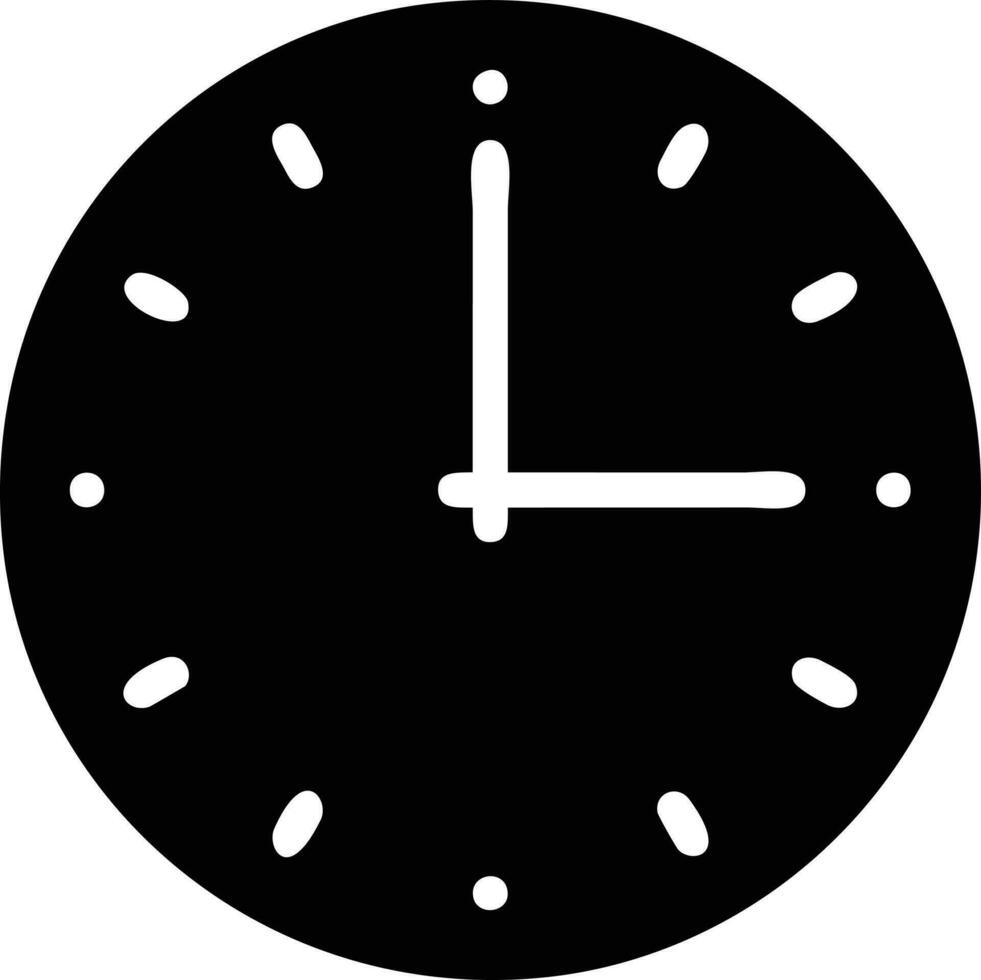 reloj icono símbolo diseño imagen. ilustración de el alarma reloj hora aislado vector imagen. eps 10