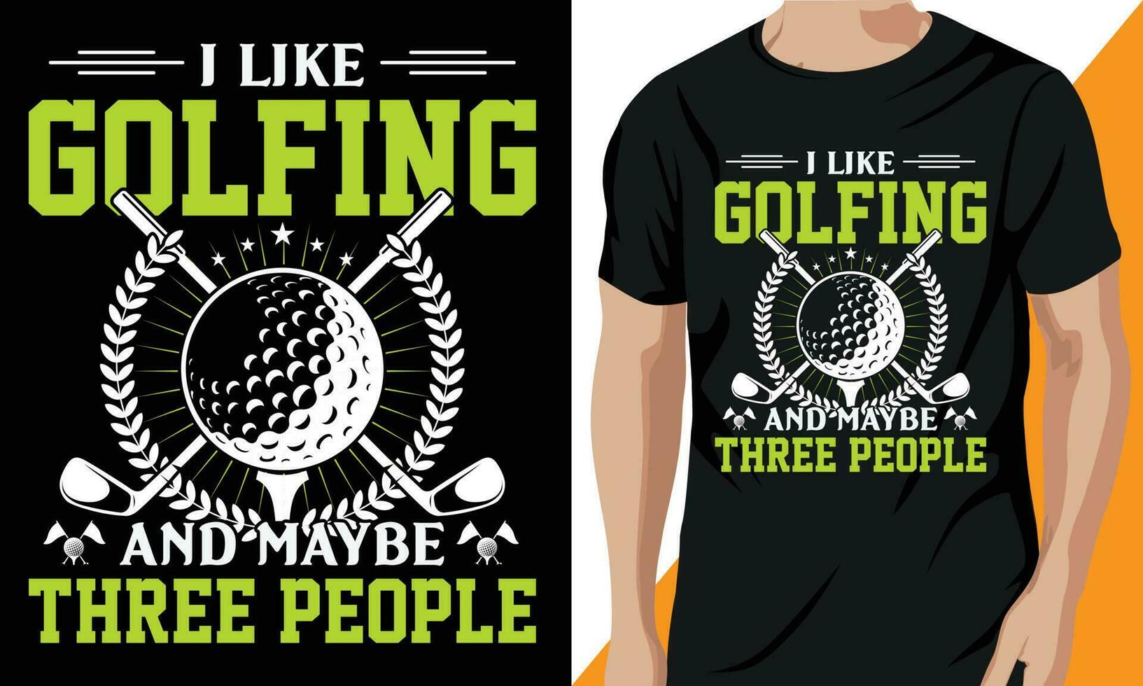 Golf T-shirt design vector. best Golf t-shirt design 23882741 Vector