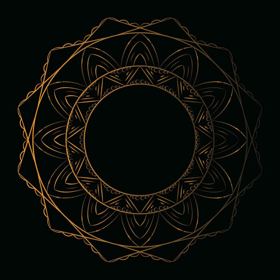 Beautiful floral mandala design vector