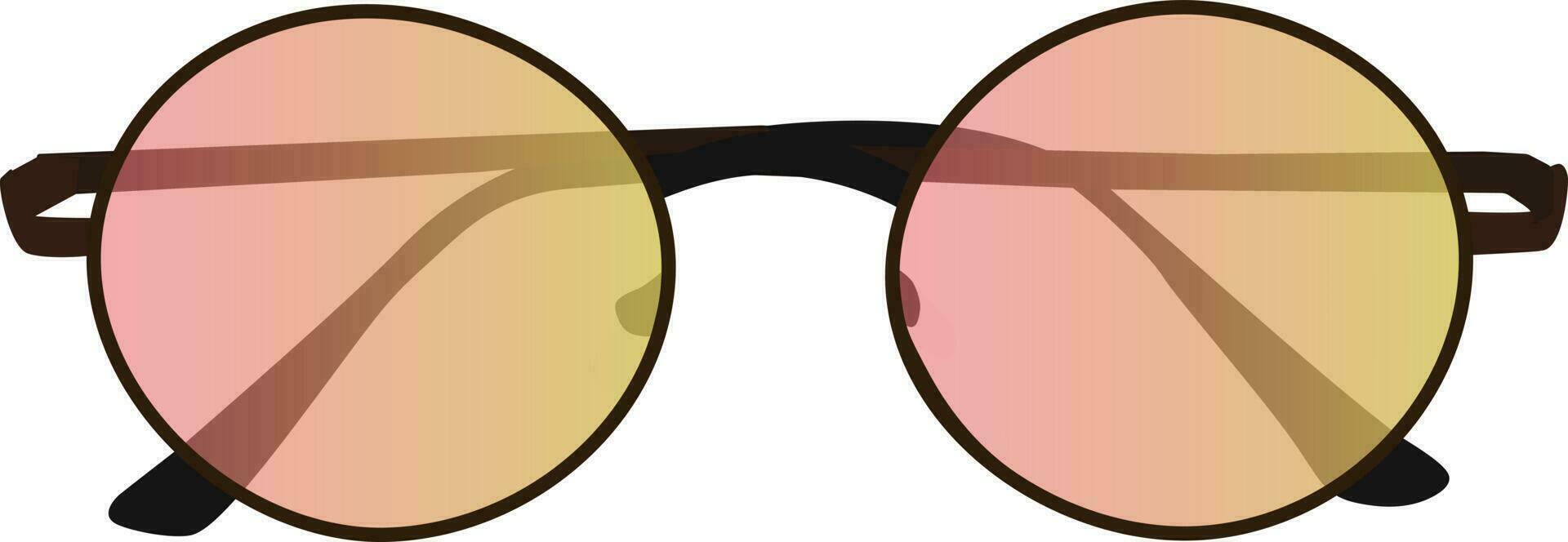 illustration bright summer sunglasses vector