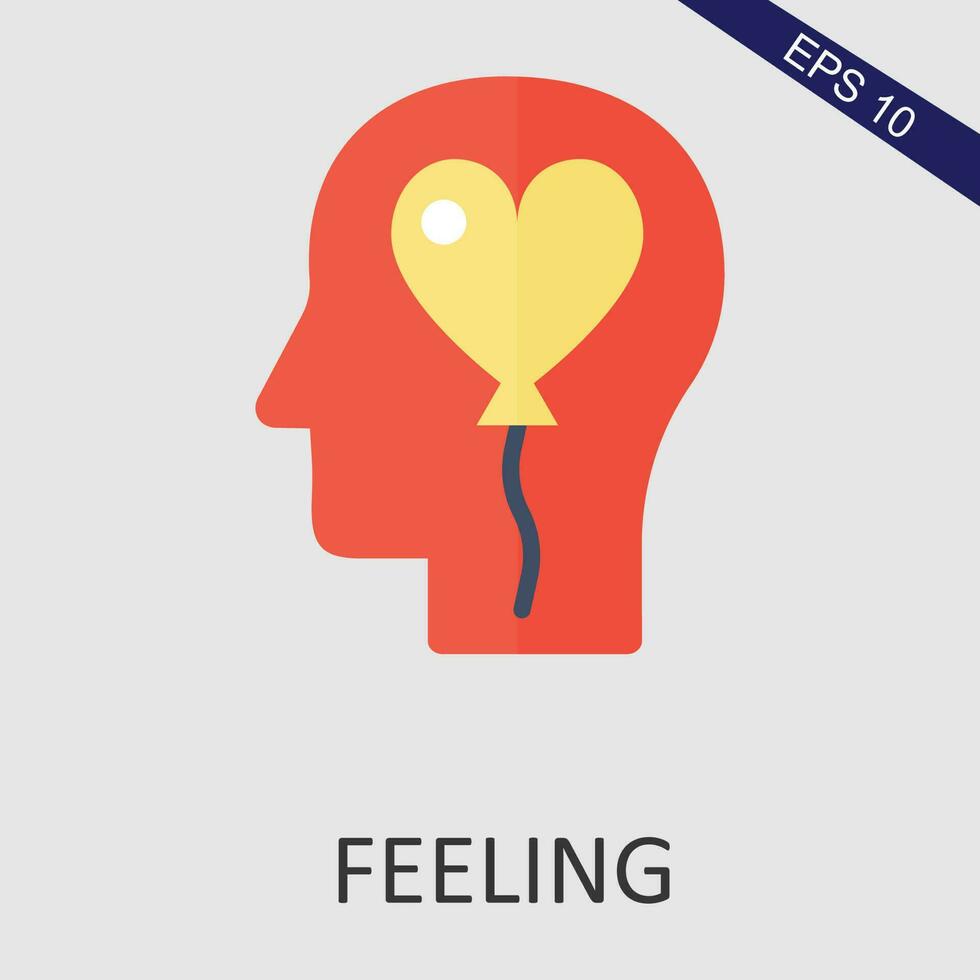 Feeling Flat Icon Vector Eps File