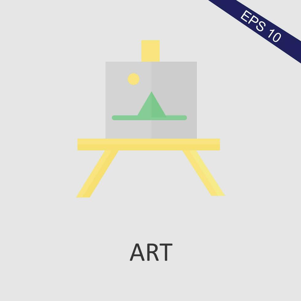 Art Flat Icon Vector Eps File