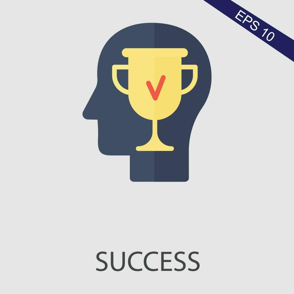 Success Flat Icon Vector Eps File