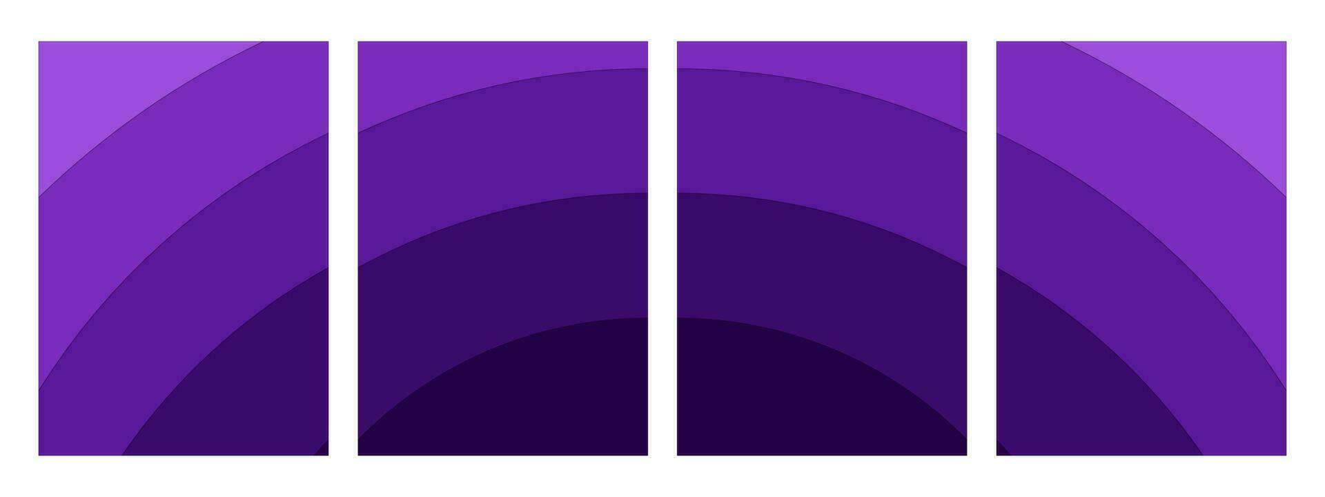 Set of purple vesak day background. Beautiful gradation. Templates for celebration, ads, branding, banner, cover, label, poster, sales vector