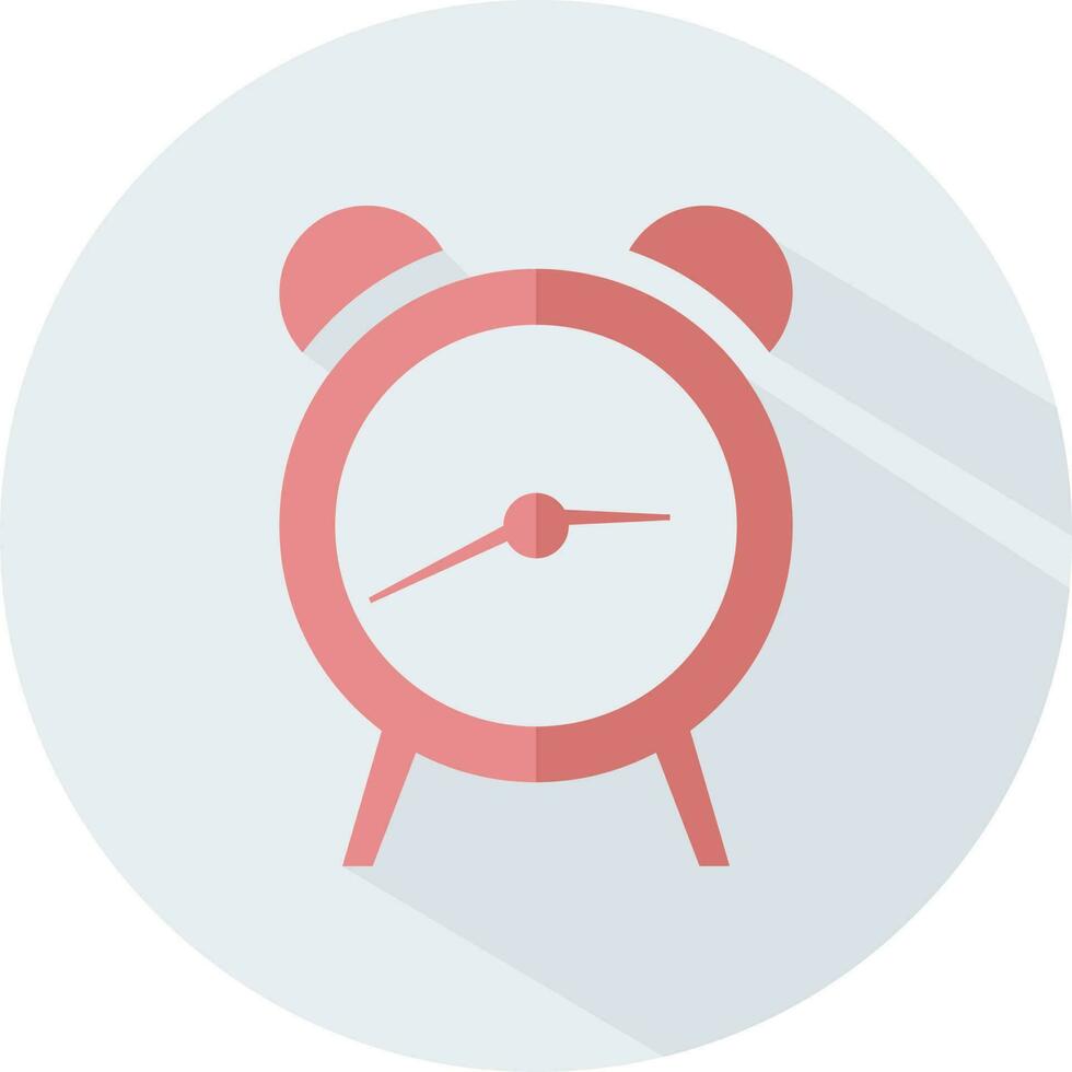 Ilustración de vector de icono de alarma de reloj