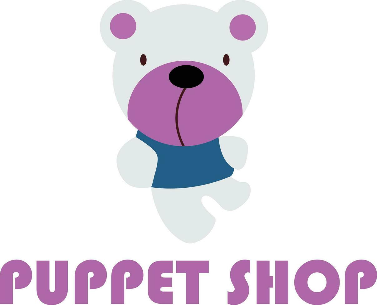 Kids Puppet Shop Logo Vector File