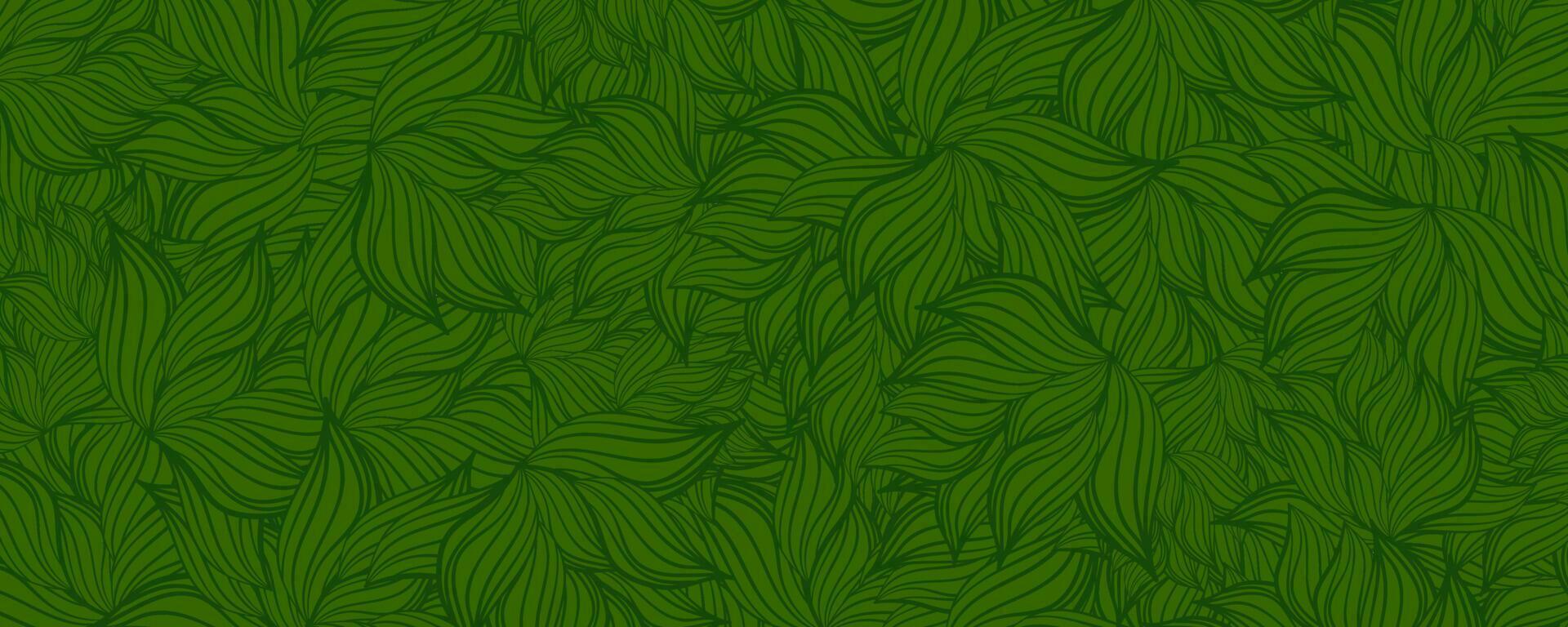 resumen oscuro verde hoja floral flor modelo vector antecedentes ilustración