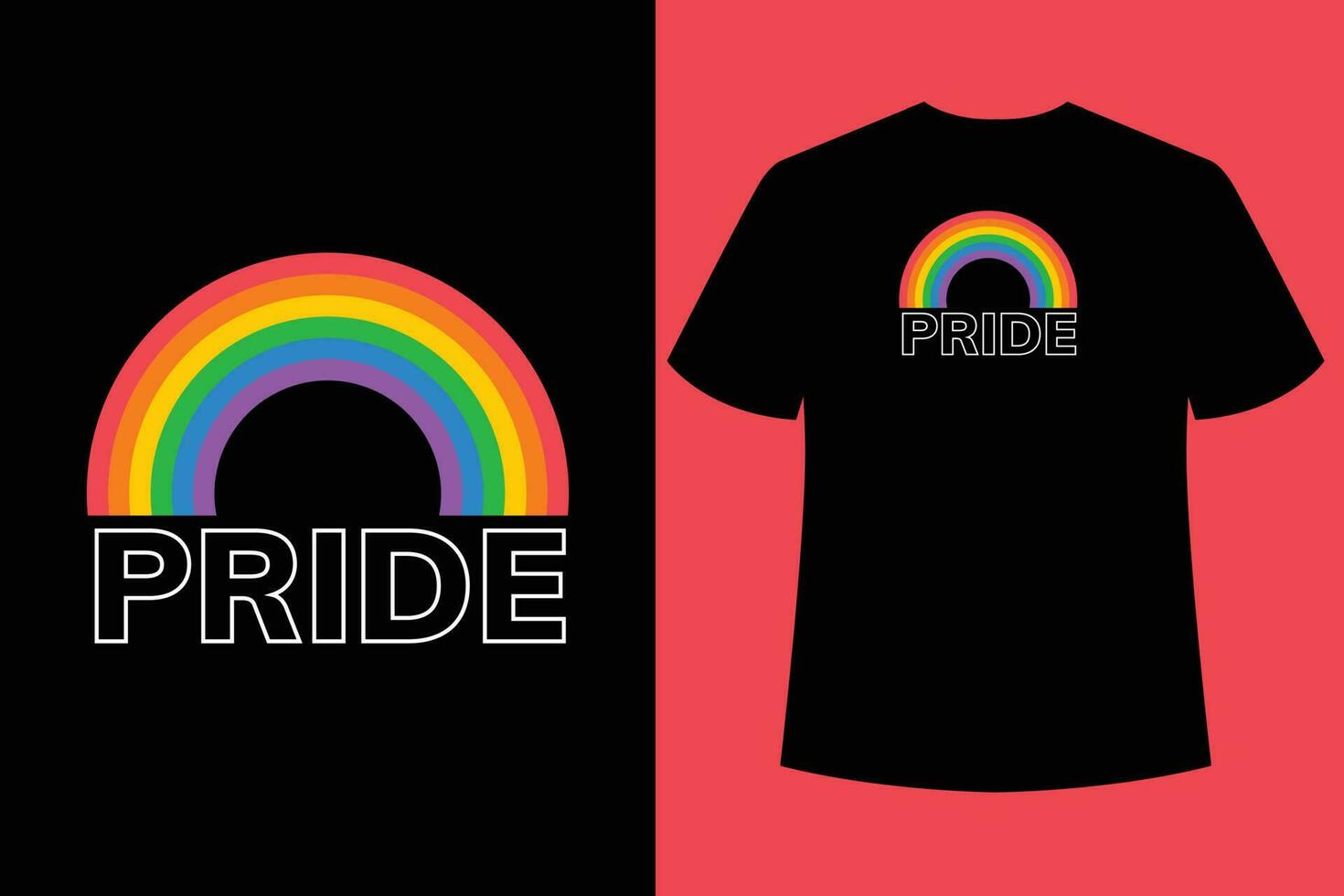 Pride Day Wavy retro typography t shirt design vector t shirt design typography t shirt design