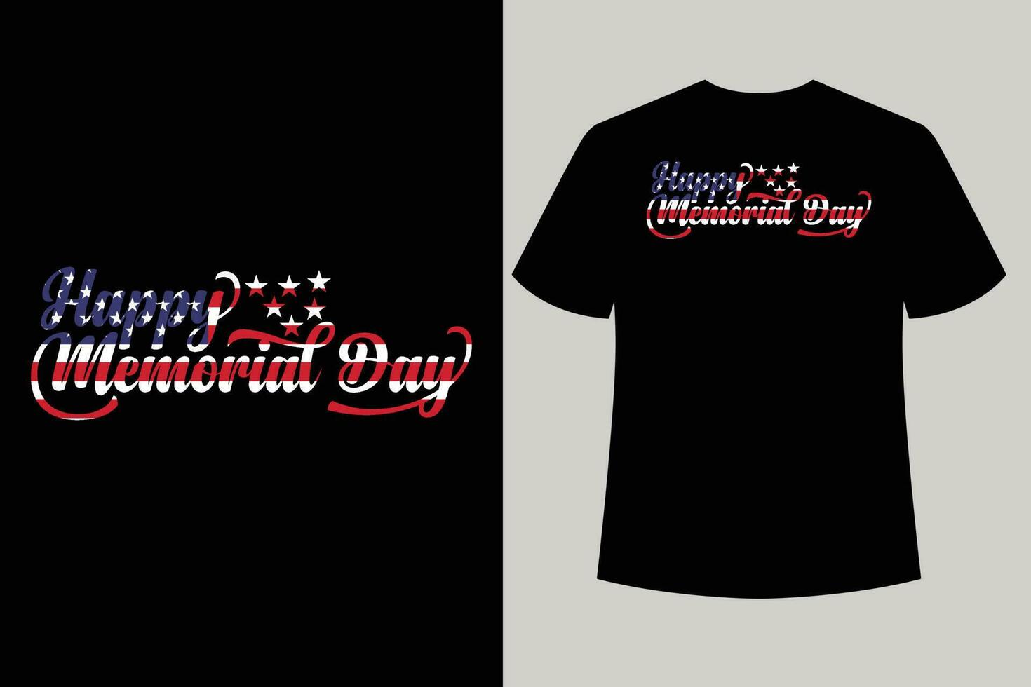 Happy memorial day typography t-shirt design, Memorial Day T shirt Design vector