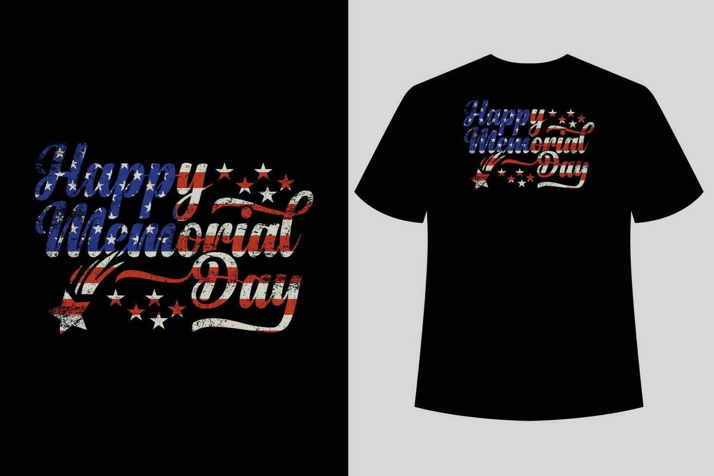 Happy memorial day typography t-shirt design, Memorial Day T shirt Design vector
