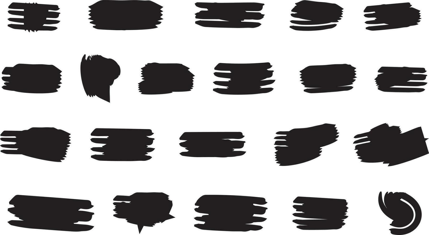 VEctor brush drawing effect, brush bundle, grunge brush free download
