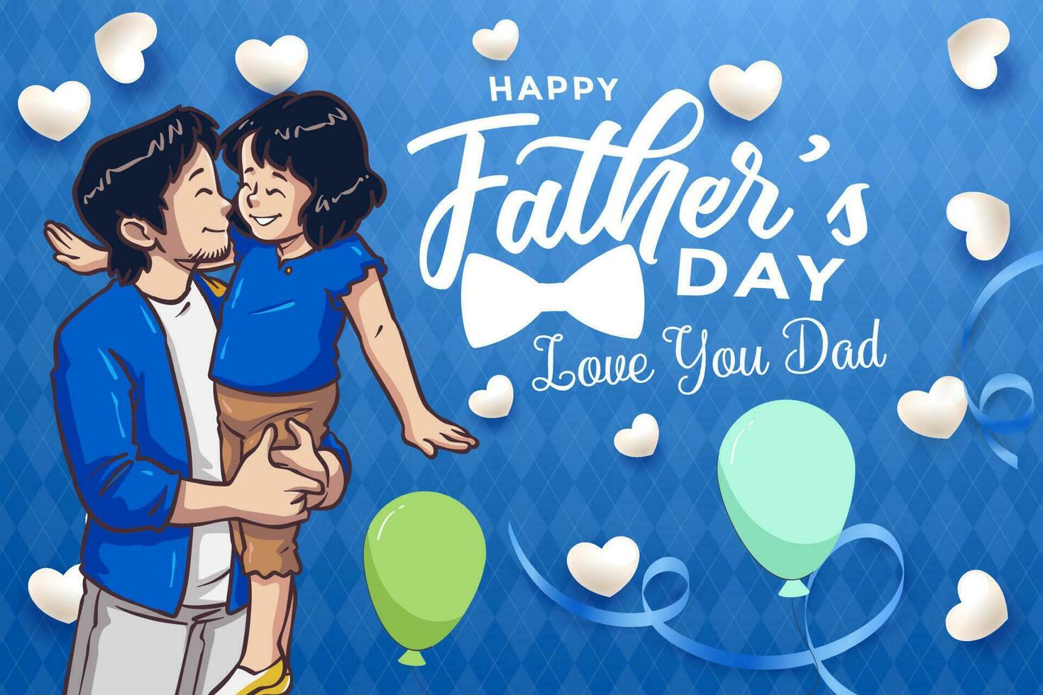 Free vector fathers day greeting card 23884957 Vector Art at Vecteezy
