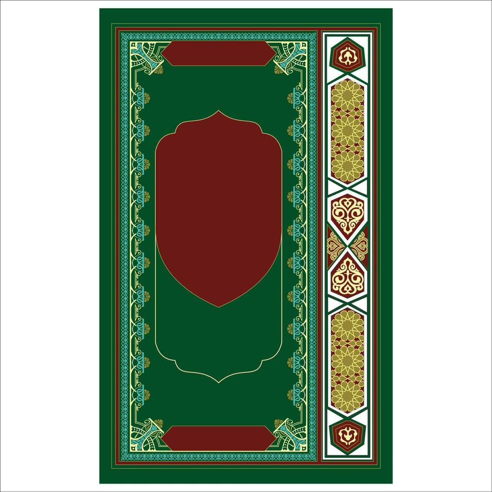 Islamic book cover, frames and borders, book covers 23885151 Vector Art