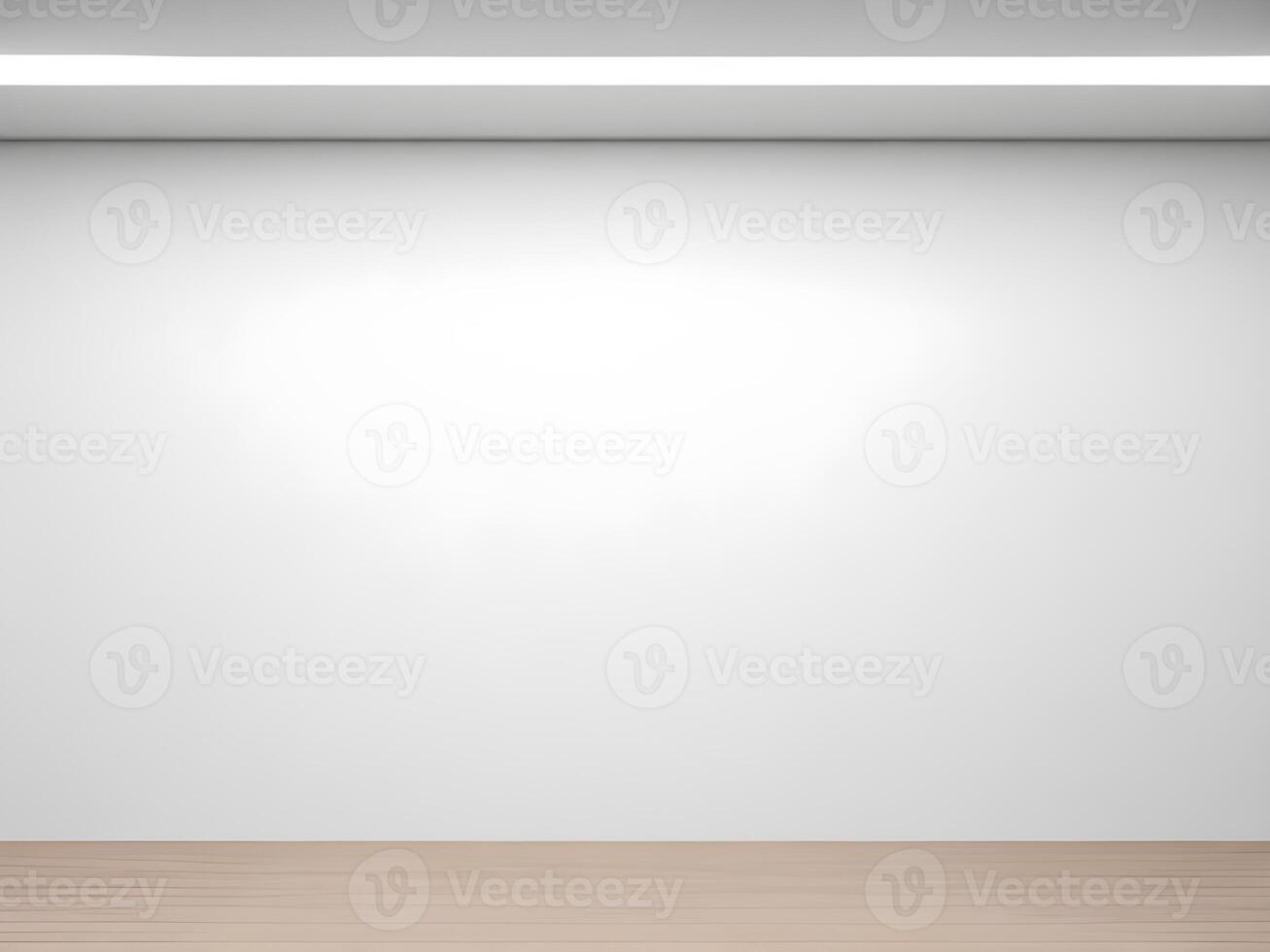Empty studio room with lights. photo