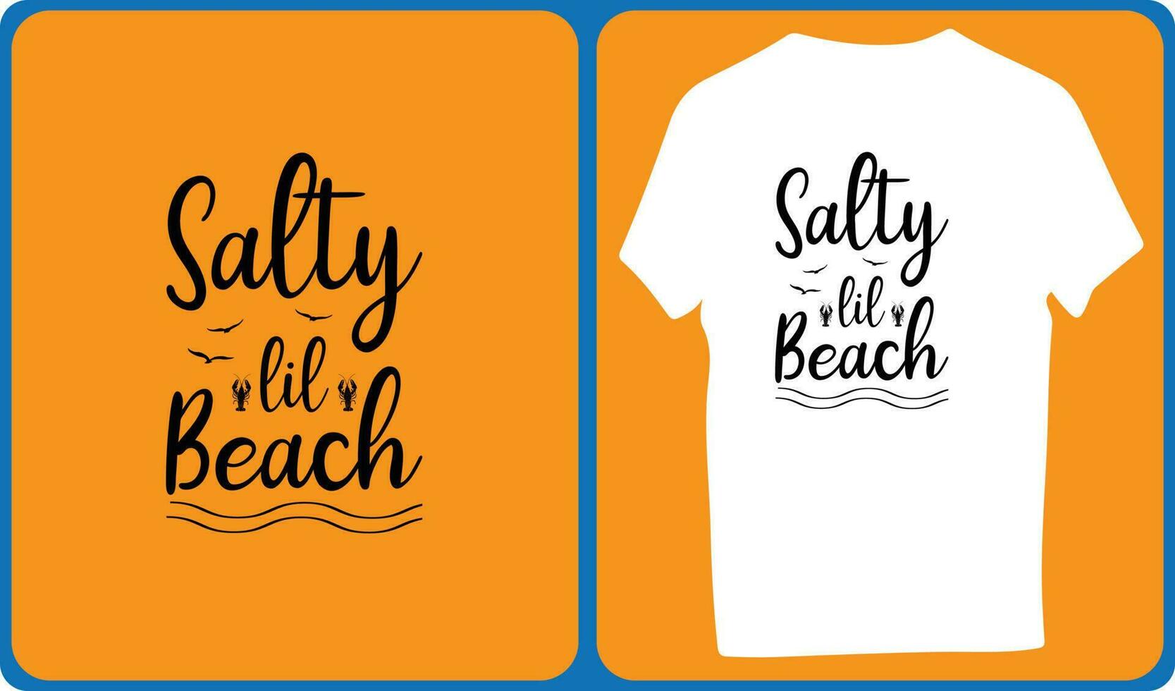Salty lil Beach vector