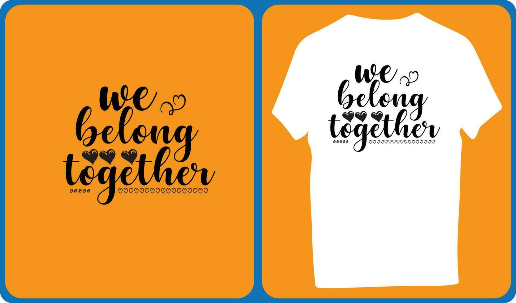 We Belong Together vector