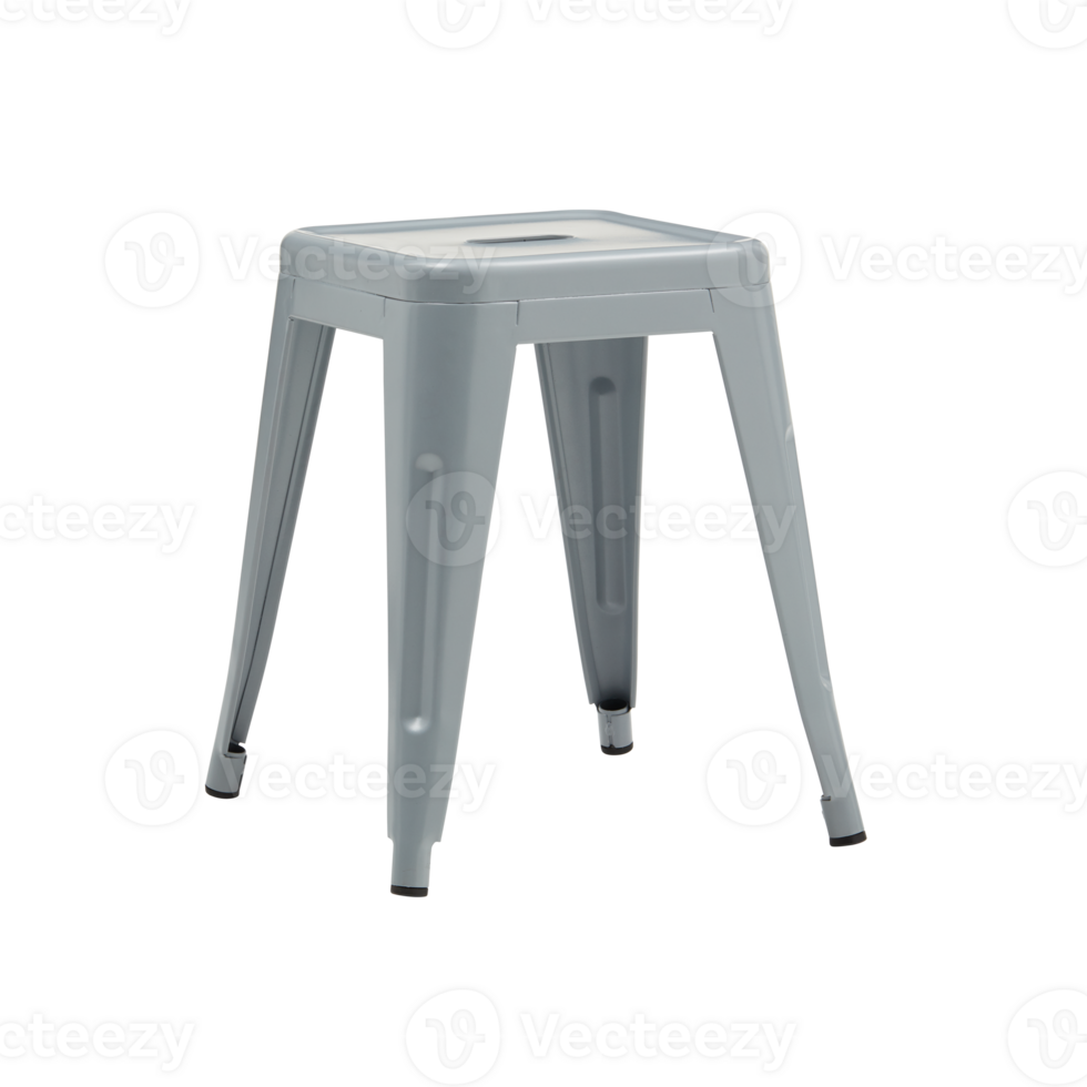 chair without backrest cut out, isolated from the background, taken inside the studio png