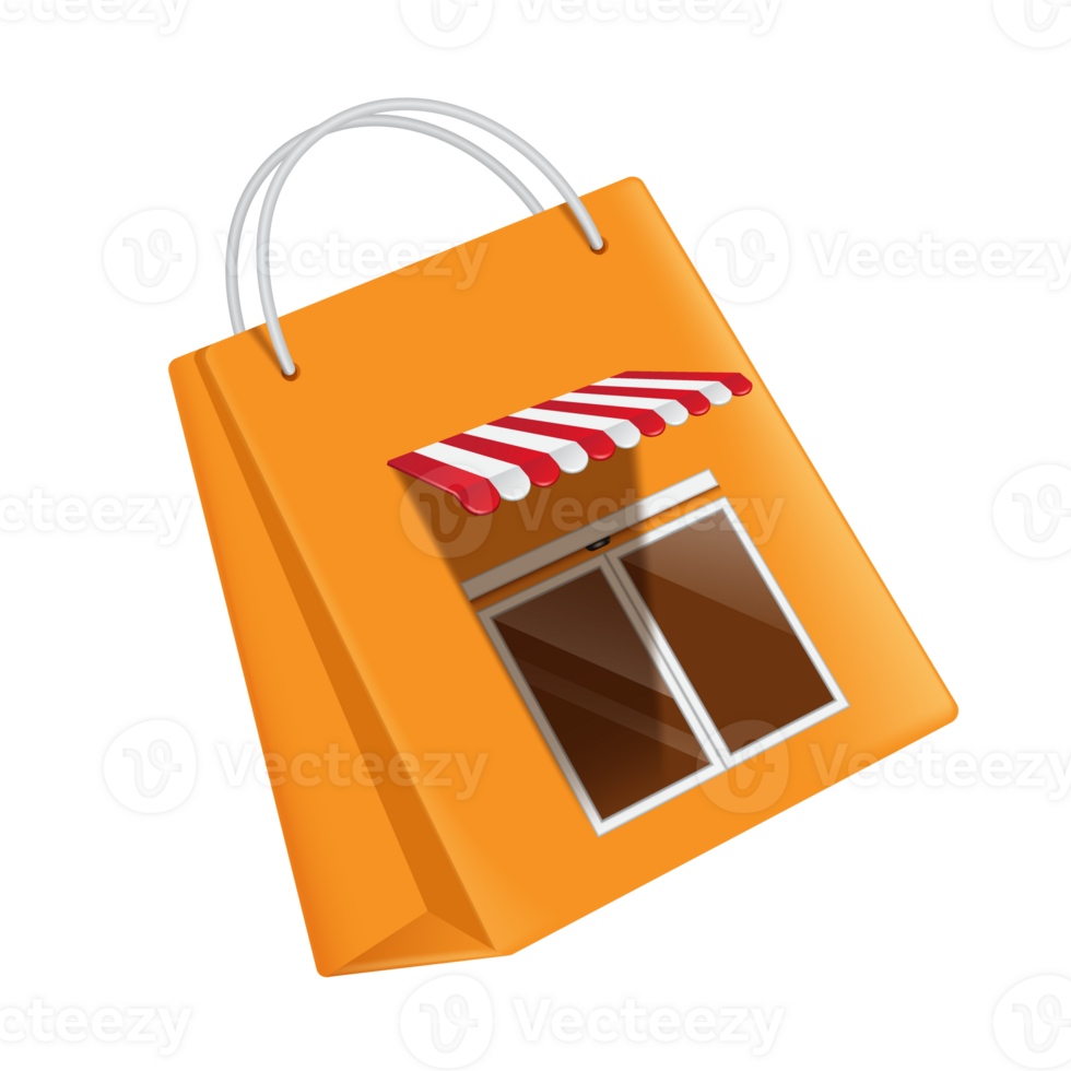 shop or store that look like paper shopping bag png