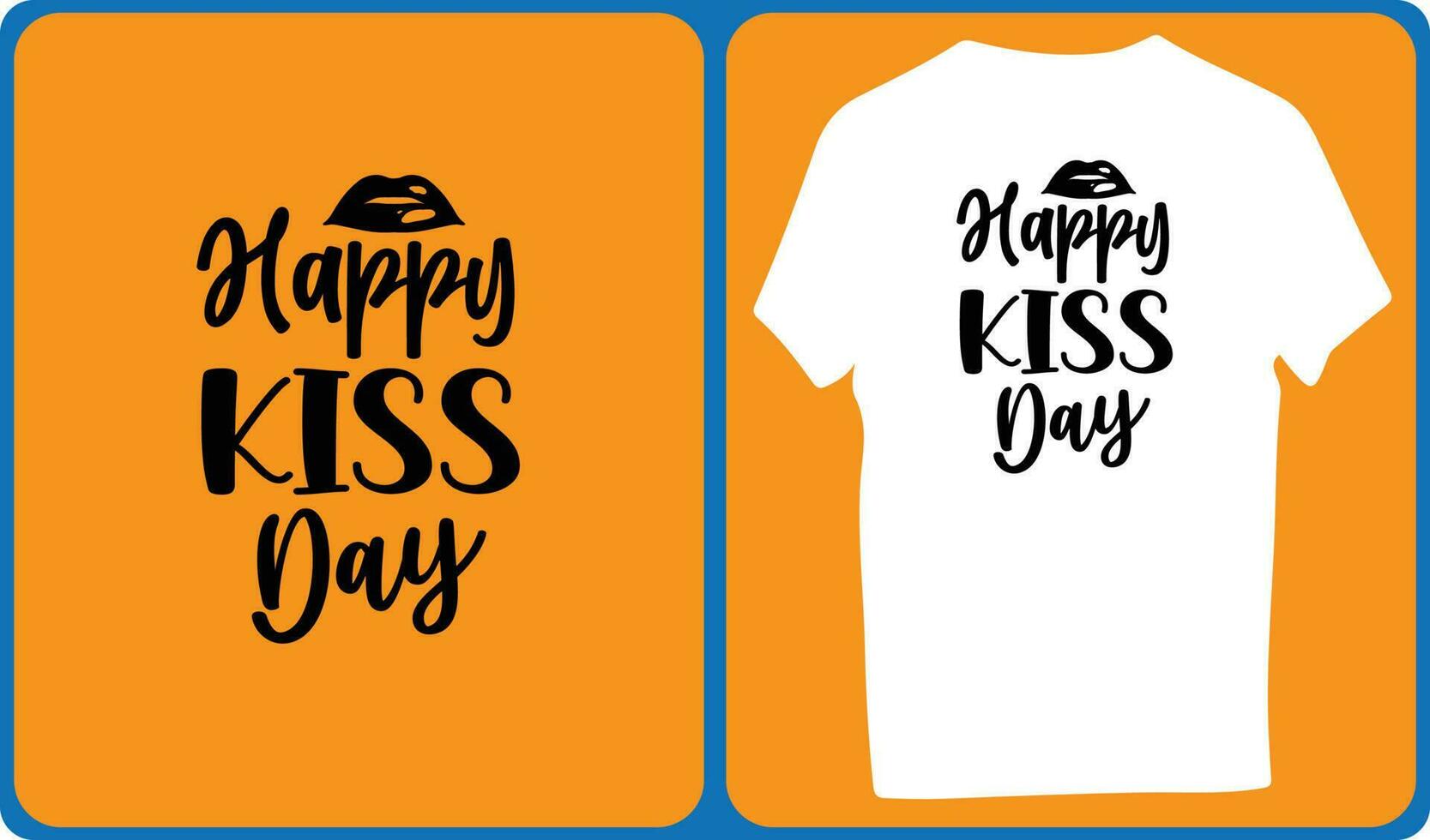 Happy Kiss Day vector