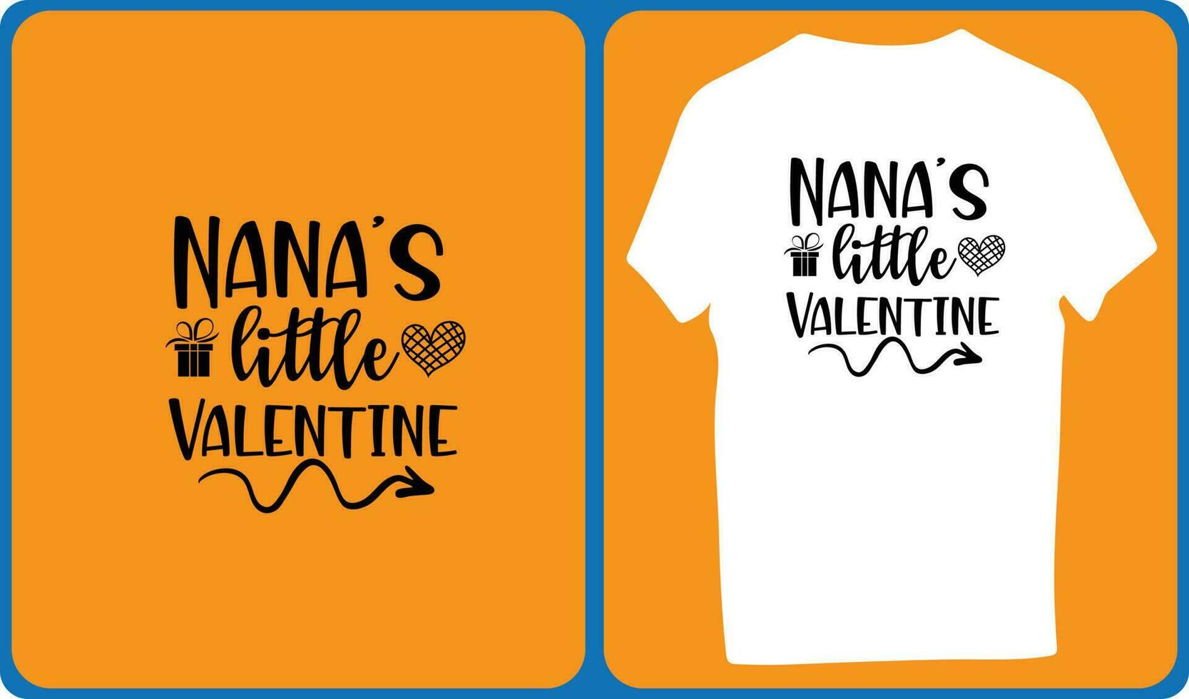 Nana's Little Valentine vector