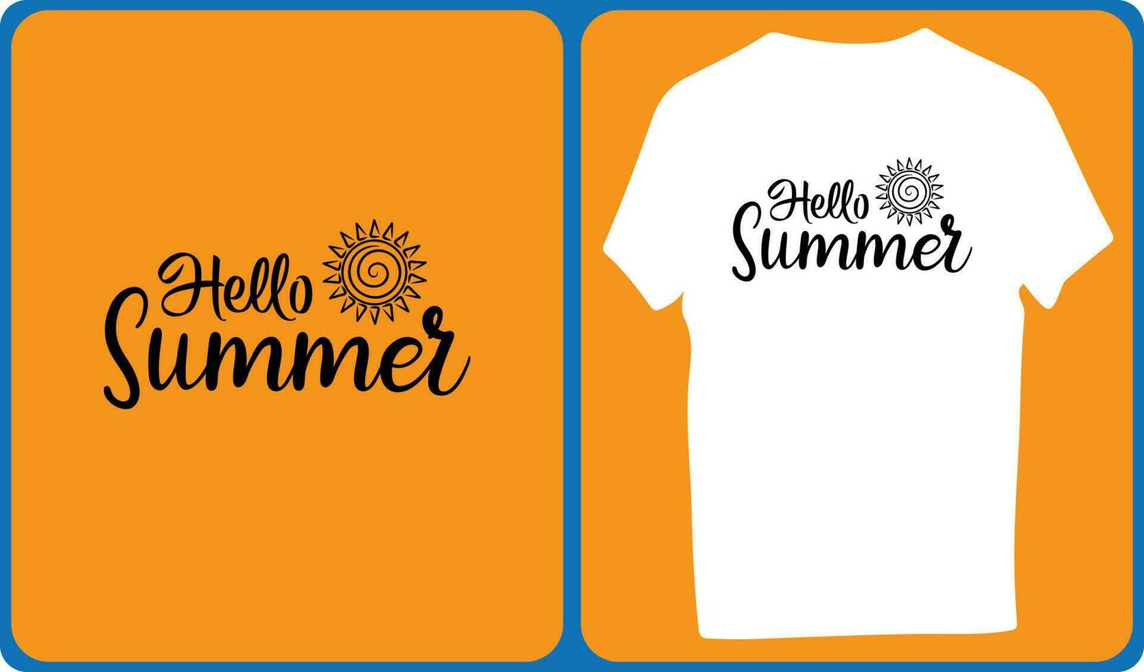 Hello Summer 1 vector