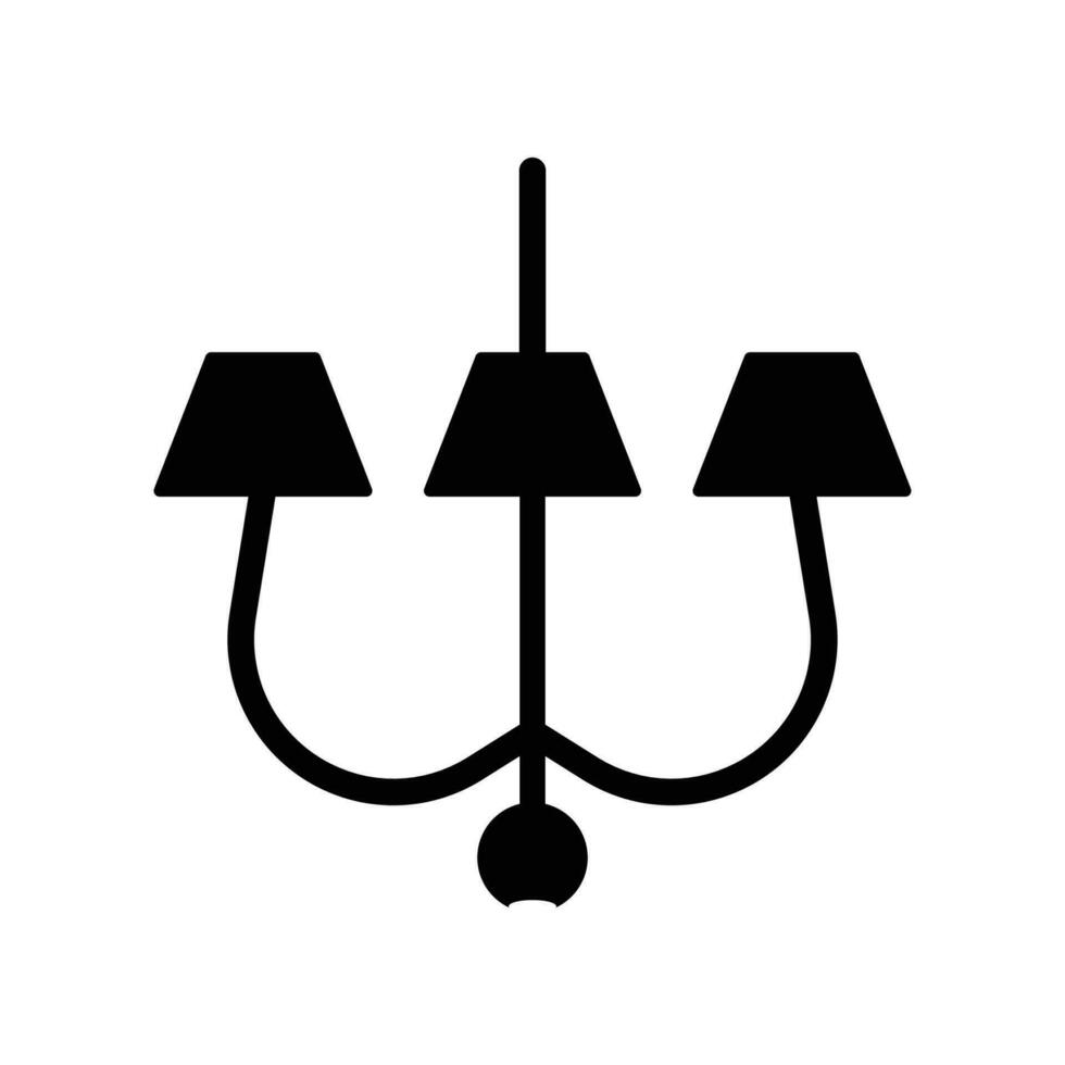 lámpara icono vector