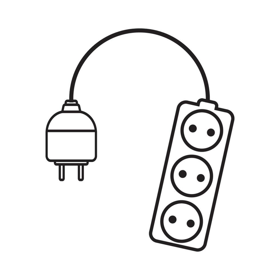 socket icon vector