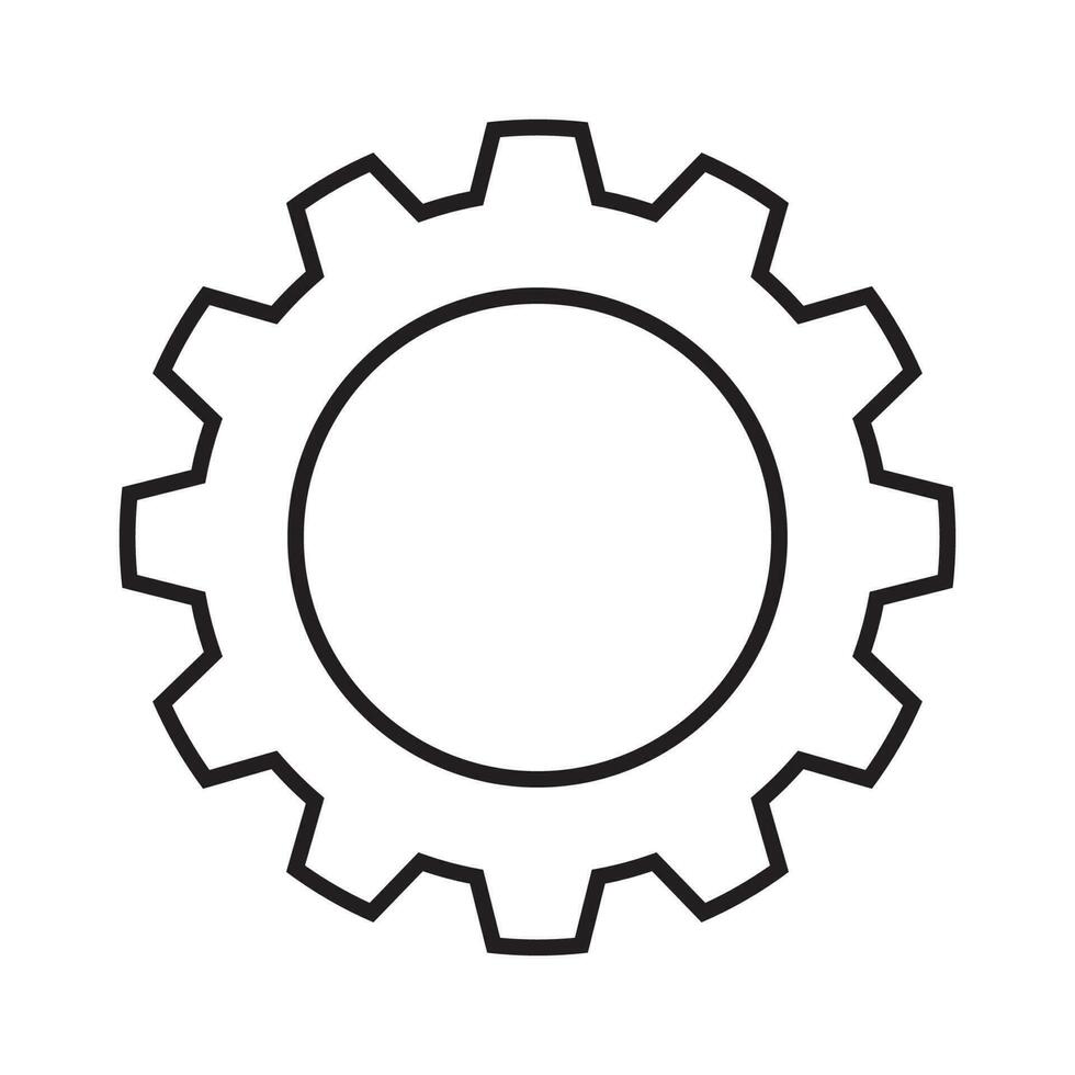 gear icon vector