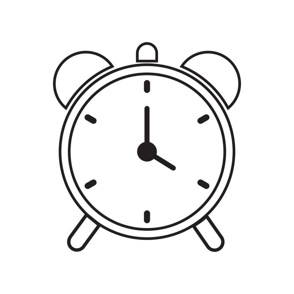 alarm clock icon vector