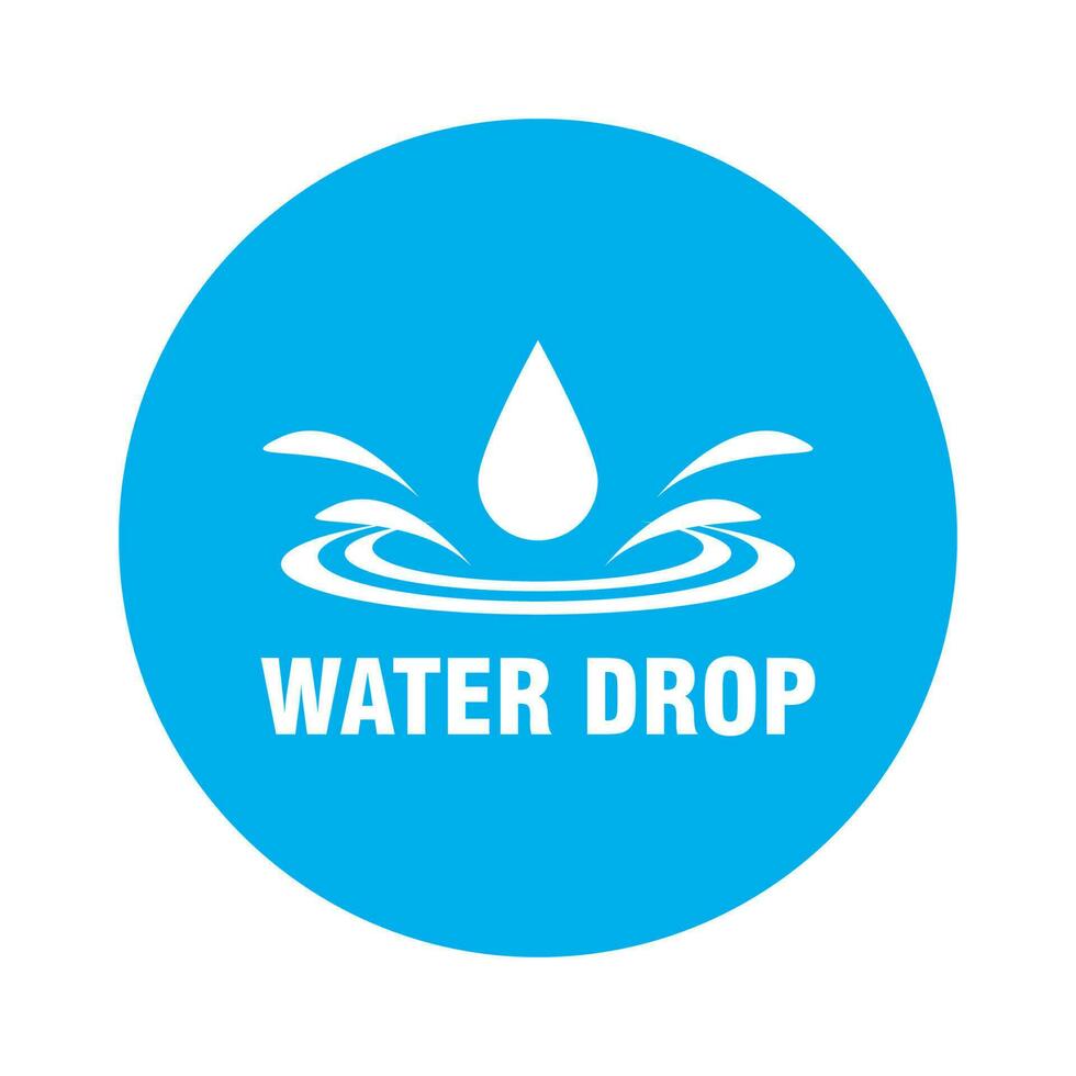 water drop icon vector