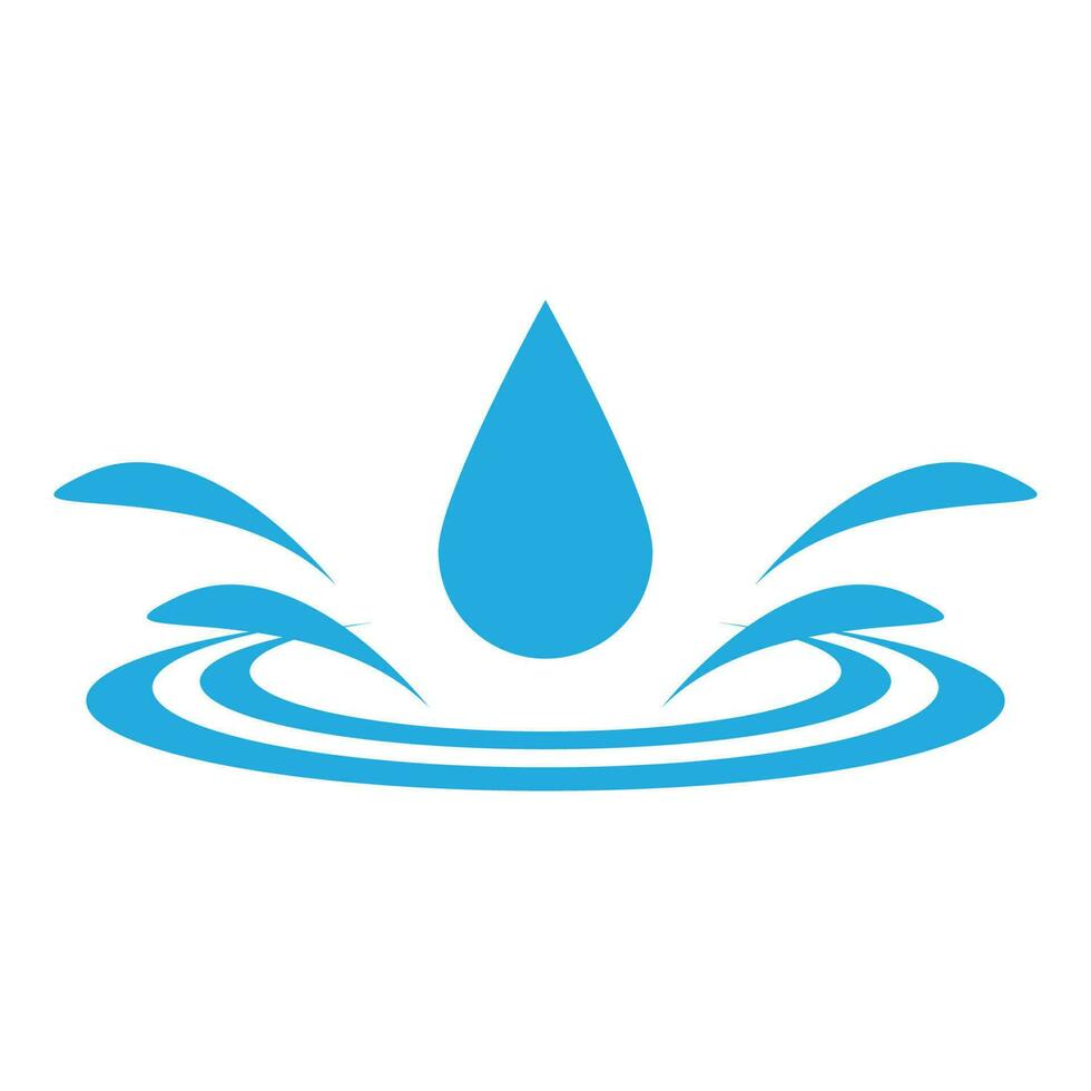 water drop icon vector