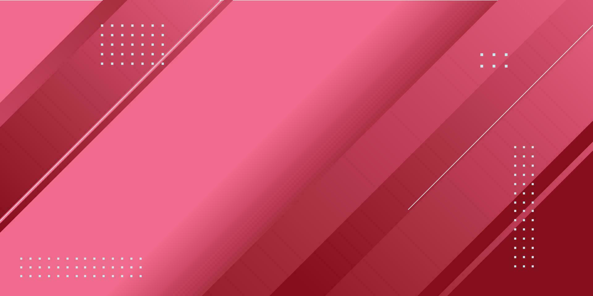 Abstract shape with magenta gradient background vector