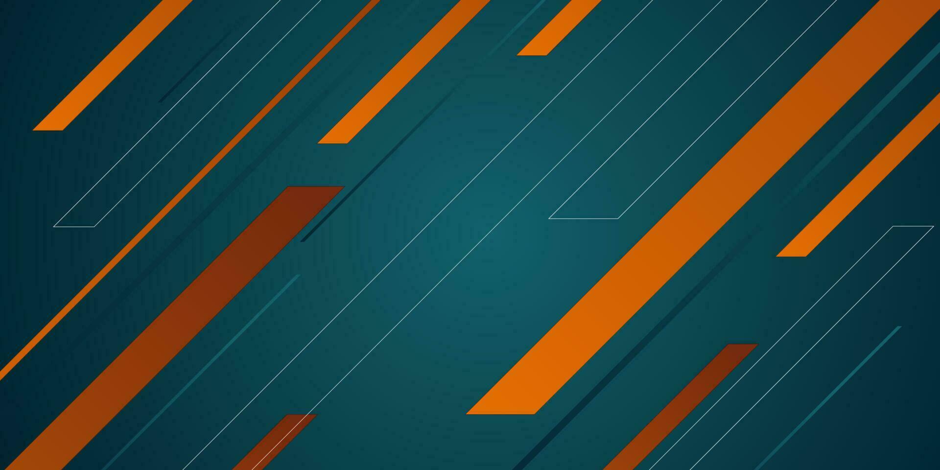 Shape Background with gradient oreange and Green vector