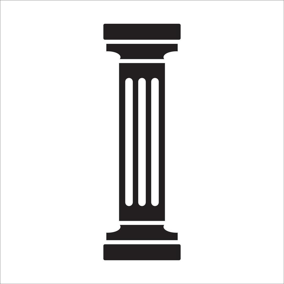 columna icono vector