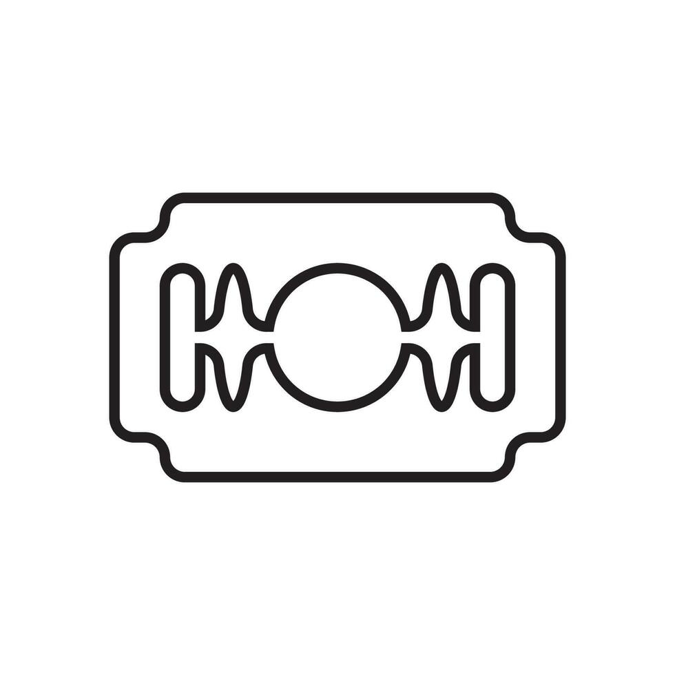 razor icon vector