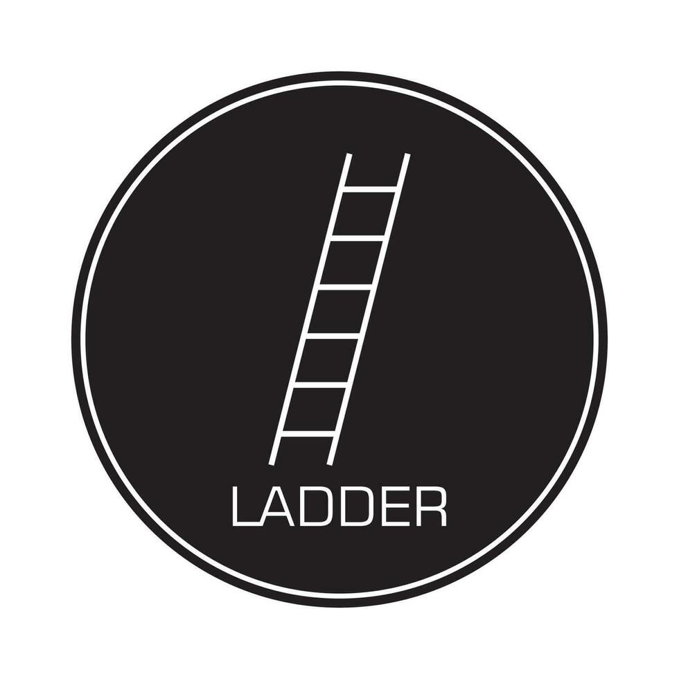 ladder icon vector