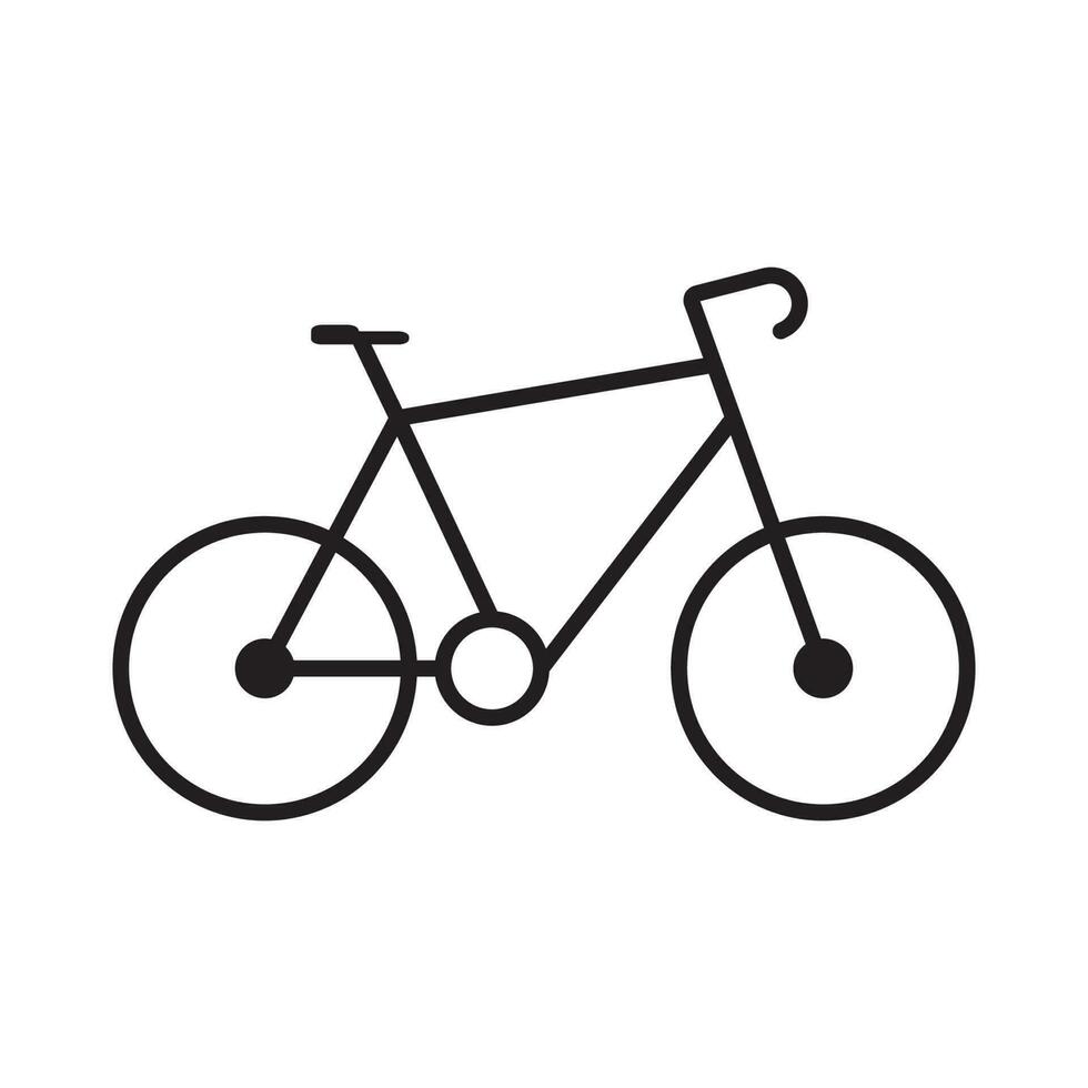 bicycle icon vector