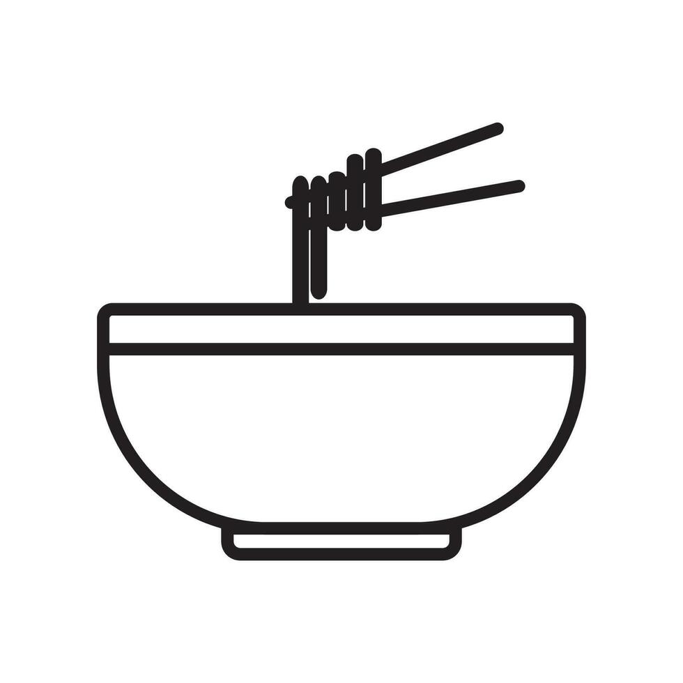 bowl icon vector