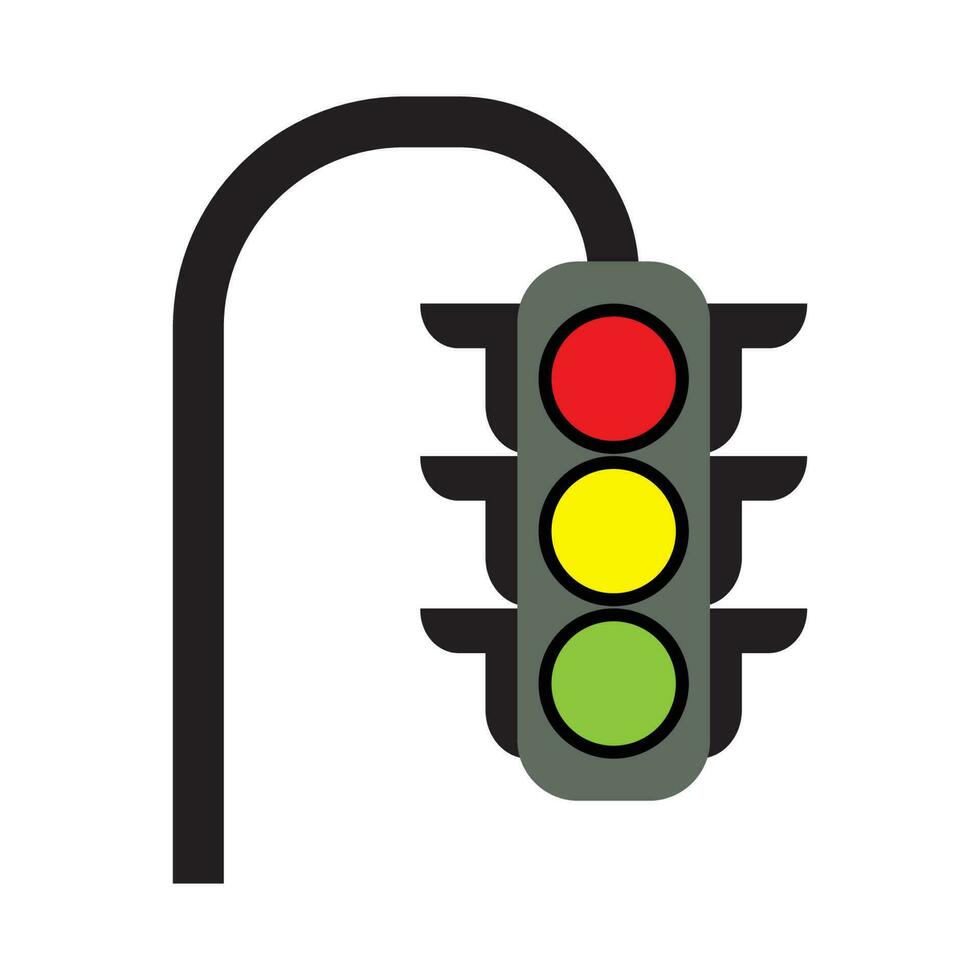 red light icon vector