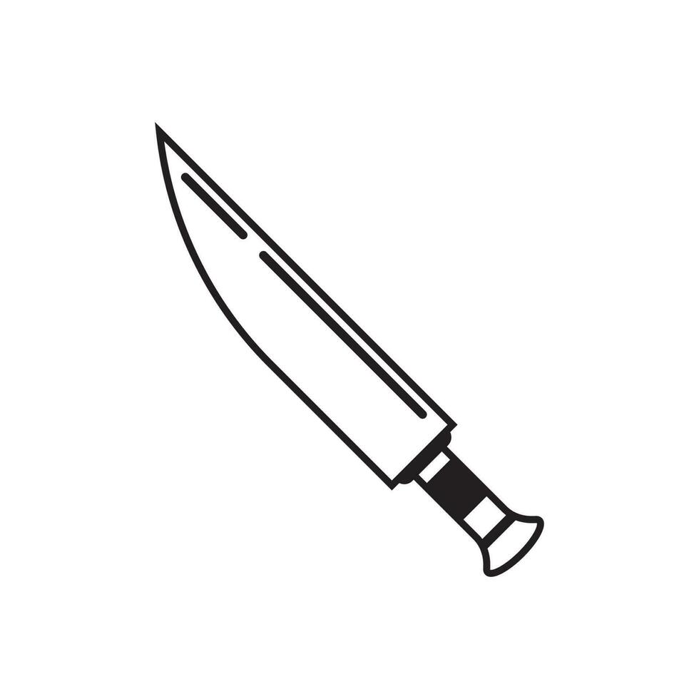 knife icon vector