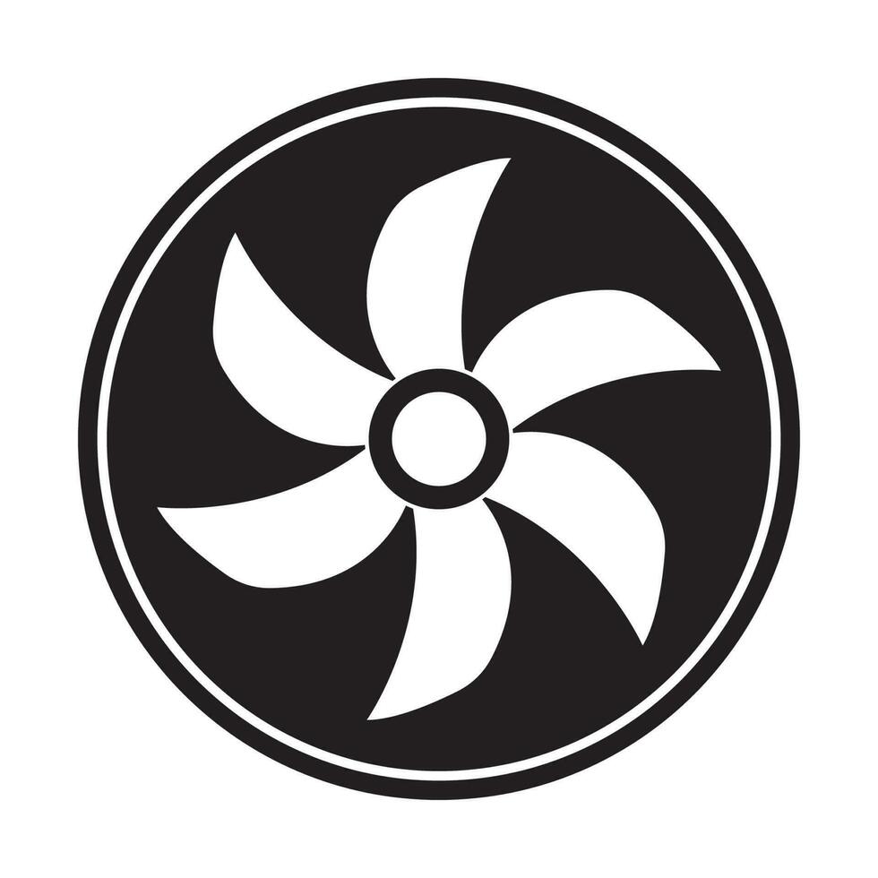 fan icon vector