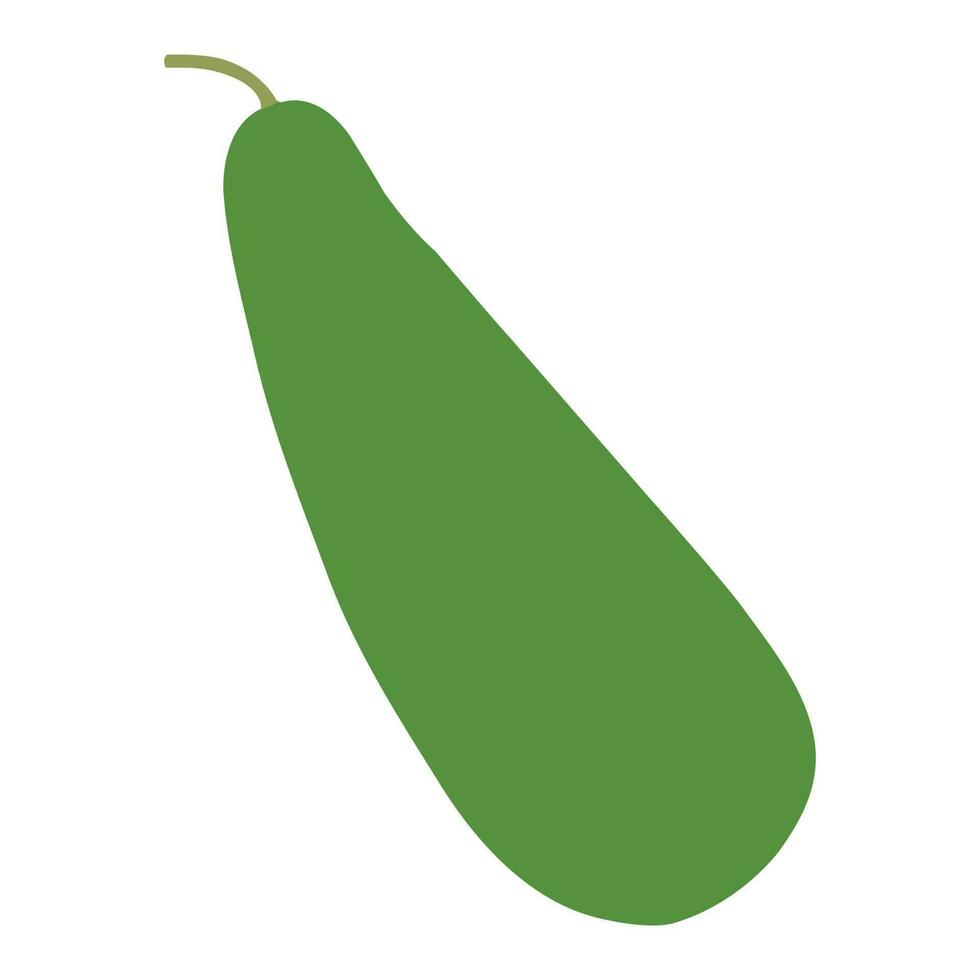 A pretty calabash vegetable vector art work.