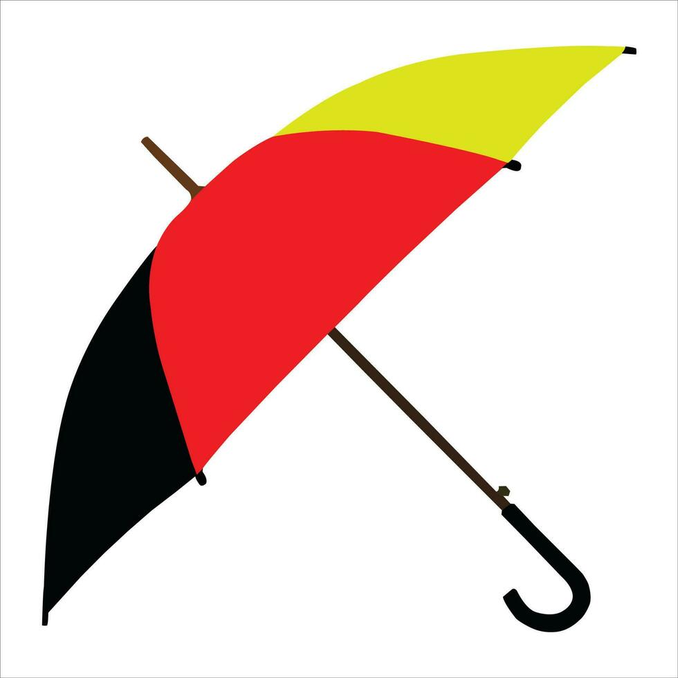 A beautiful umbrella vector art work.