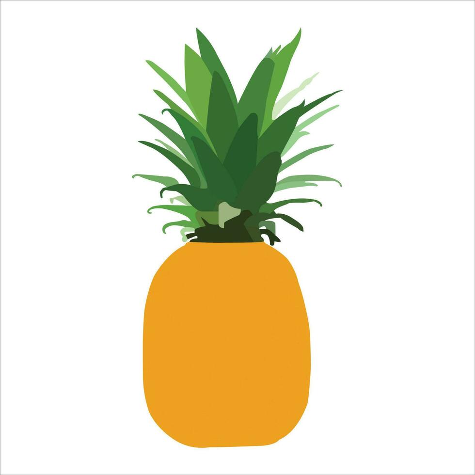 A beautiful pineapple fruit vector art work.