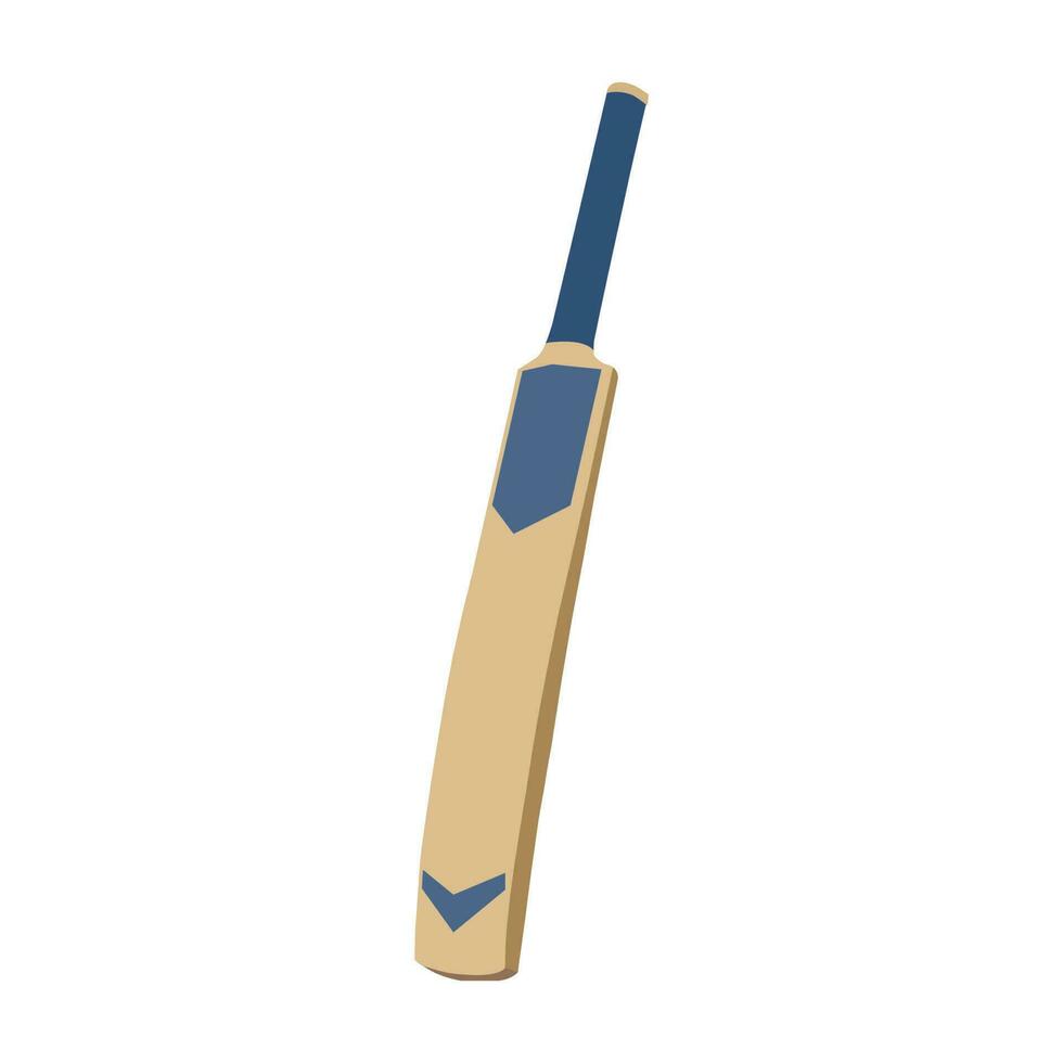 A pretty cricket bat vector art work.