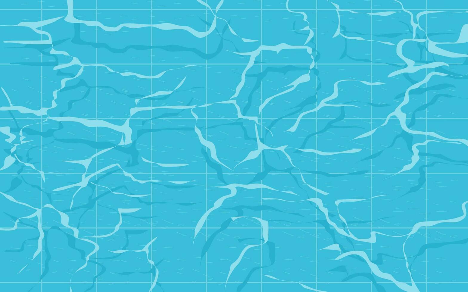 azul agua superficie textura. parte superior ver de nadando piscina con ondas vector