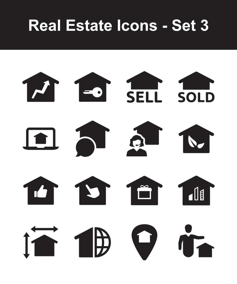 Real Estate Icons - Set 3 vector