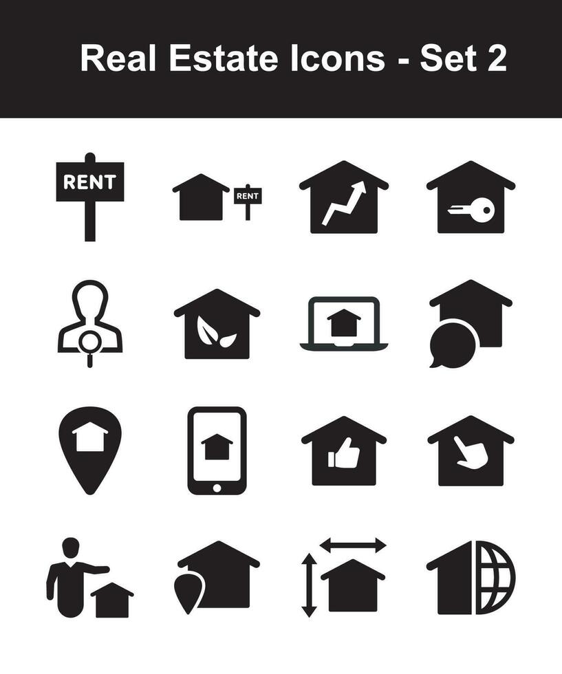 Real Estate Icons - Set 2 vector