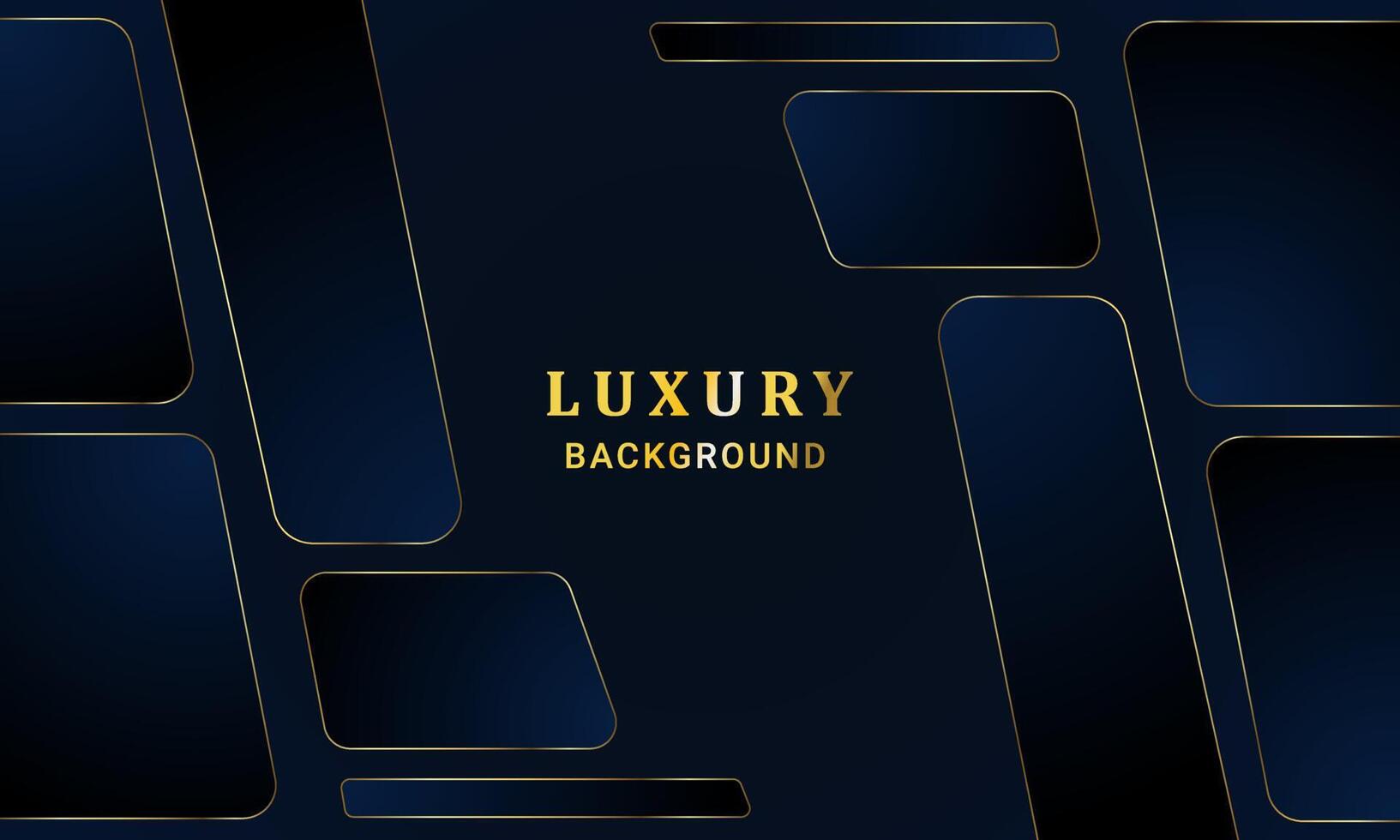 Blue luxury abstract background for social media design vector