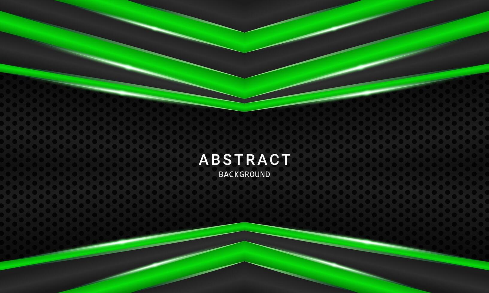 Dark Green abstract modern background for social media design vector